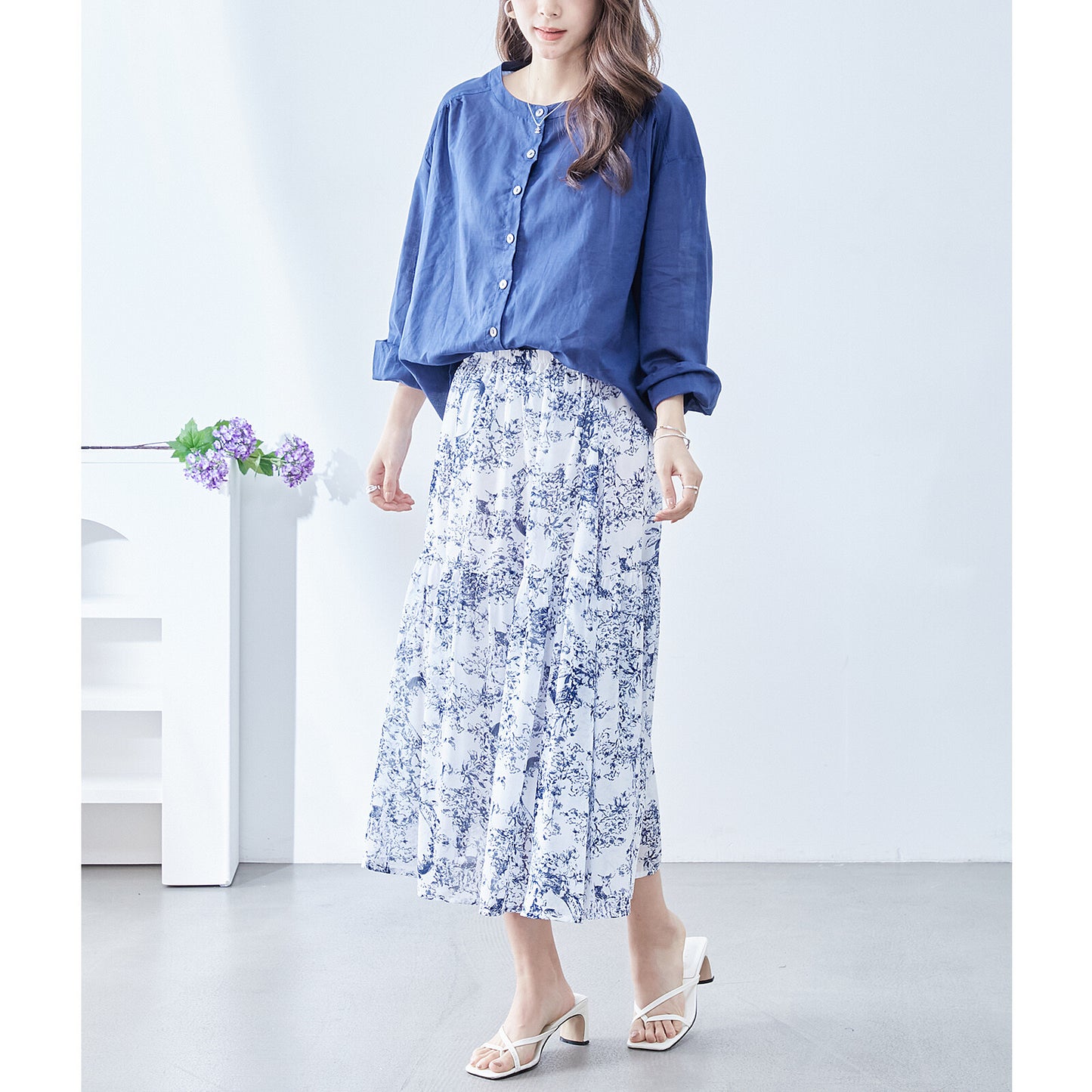 【M〜L】トワルドジュイプリント スカート (C04-116) 11395259