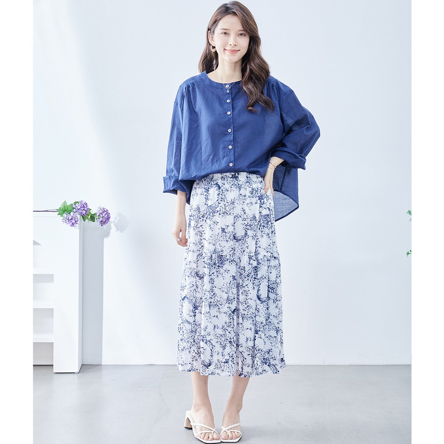 【M〜L】トワルドジュイプリント スカート (C04-116) 11395259