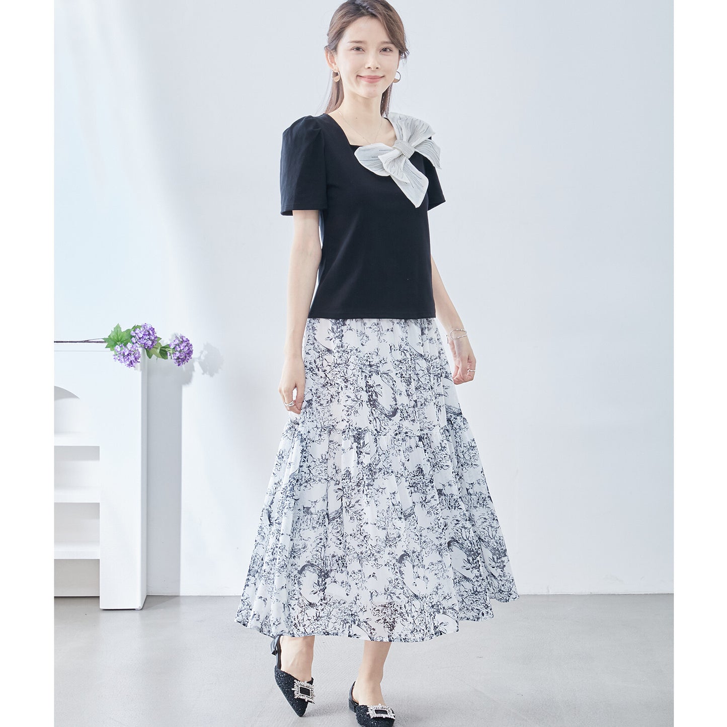【M〜L】トワルドジュイプリント スカート (C04-116) 11395259