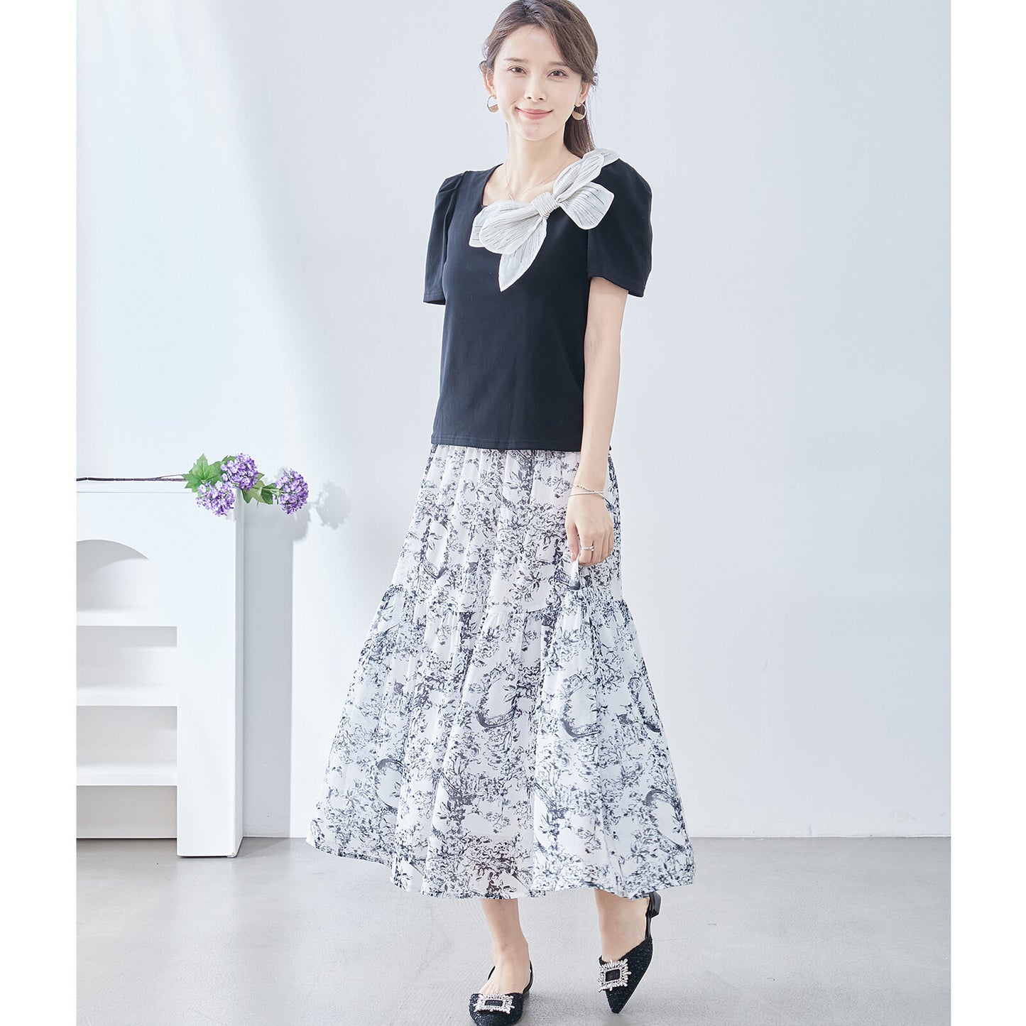 【M〜L】トワルドジュイプリント スカート (C04-116) 11395259