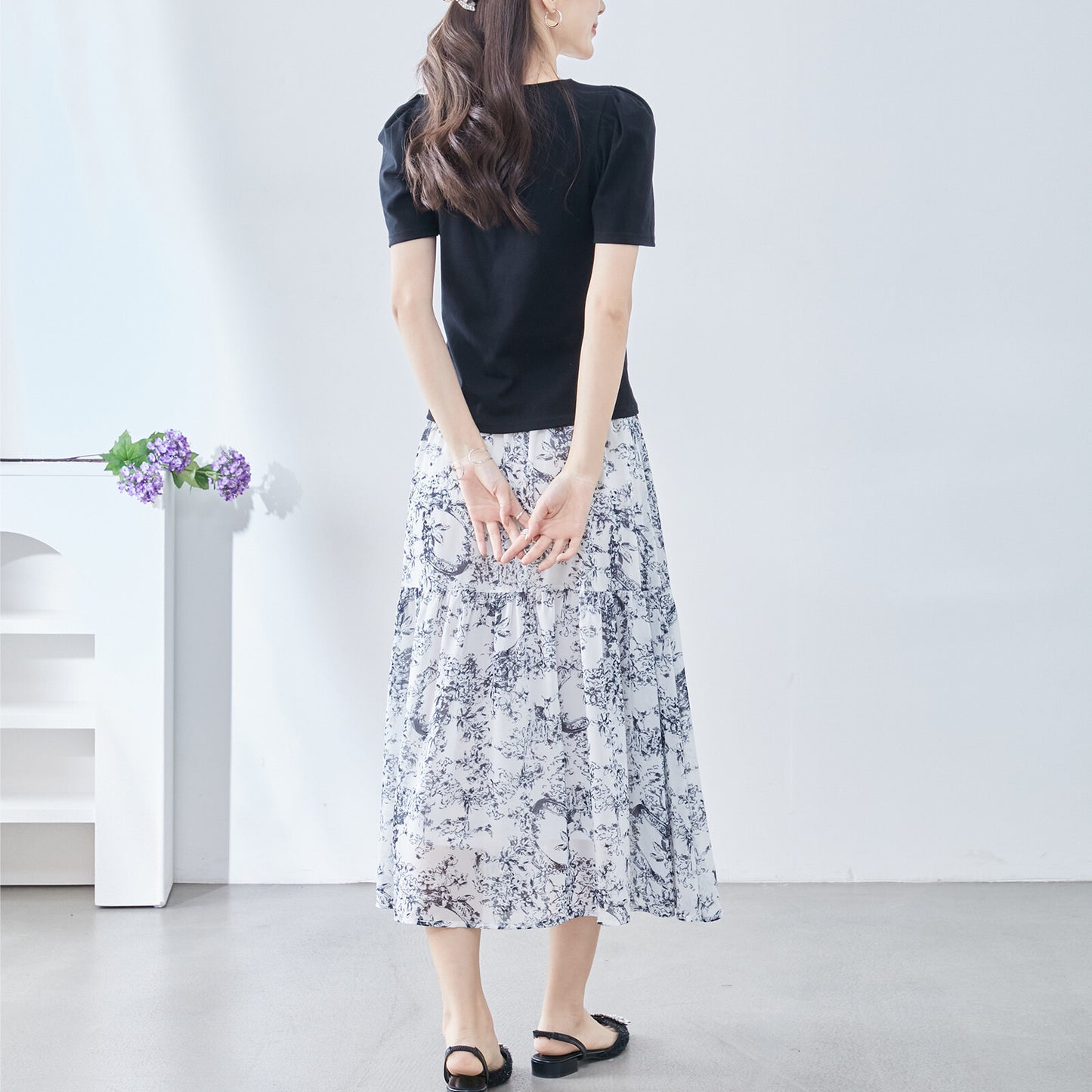 【M〜L】トワルドジュイプリント スカート (C04-116) 11395259