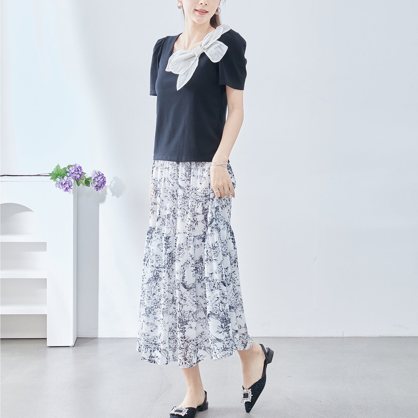【M〜L】トワルドジュイプリント スカート (C04-116) 11395259