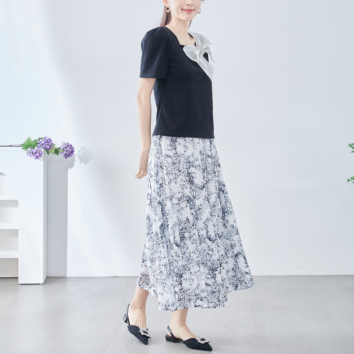 【M〜L】トワルドジュイプリント スカート (C04-116) 11395259