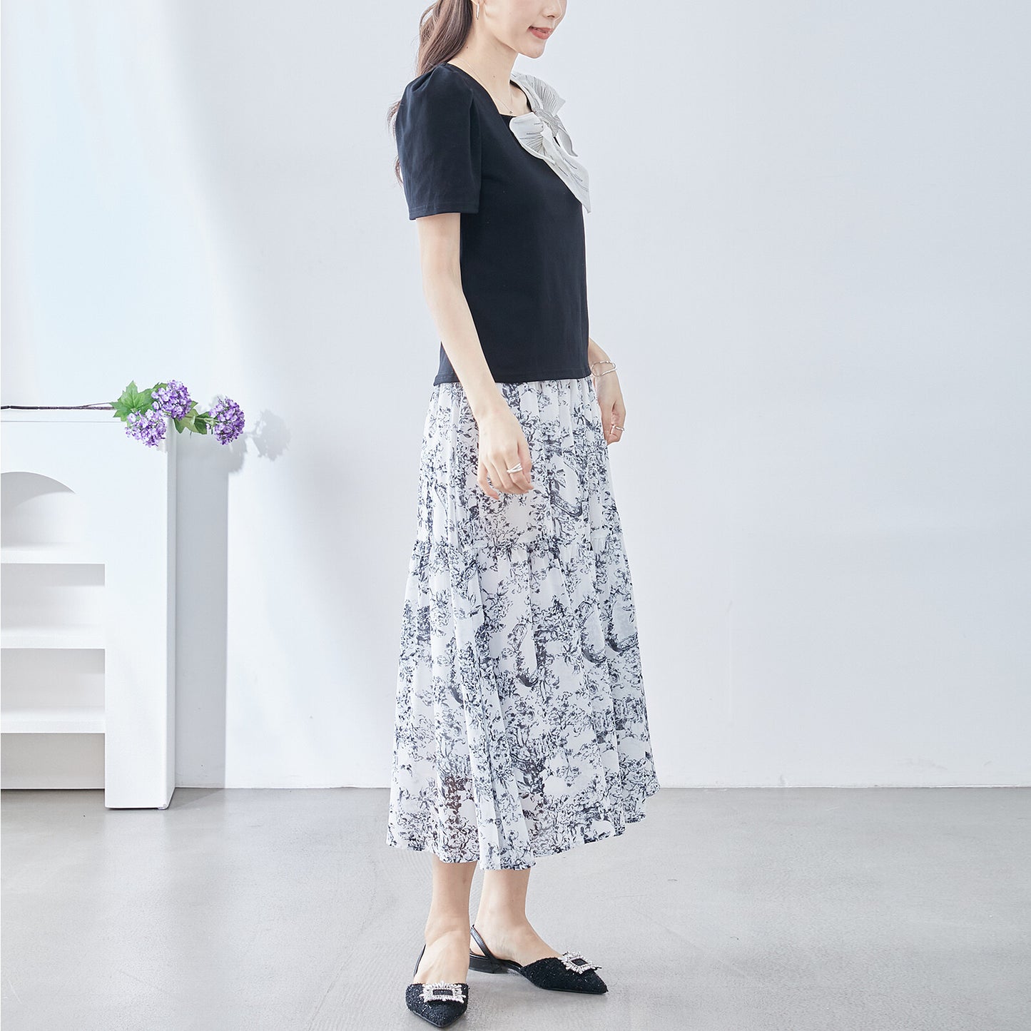 【M〜L】トワルドジュイプリント スカート (C04-116) 11395259