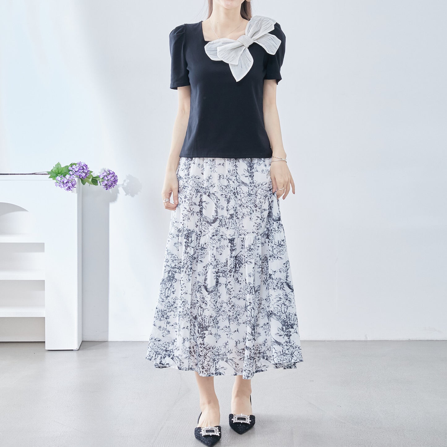 【M〜L】トワルドジュイプリント スカート (C04-116) 11395259