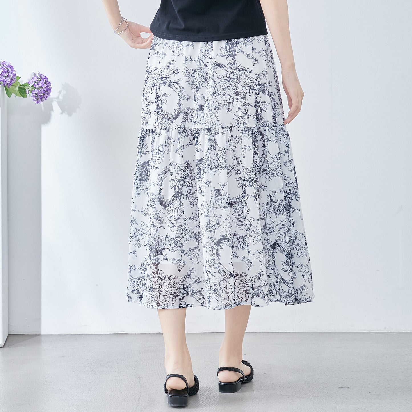 【M〜L】トワルドジュイプリント スカート (C04-116) 11395259