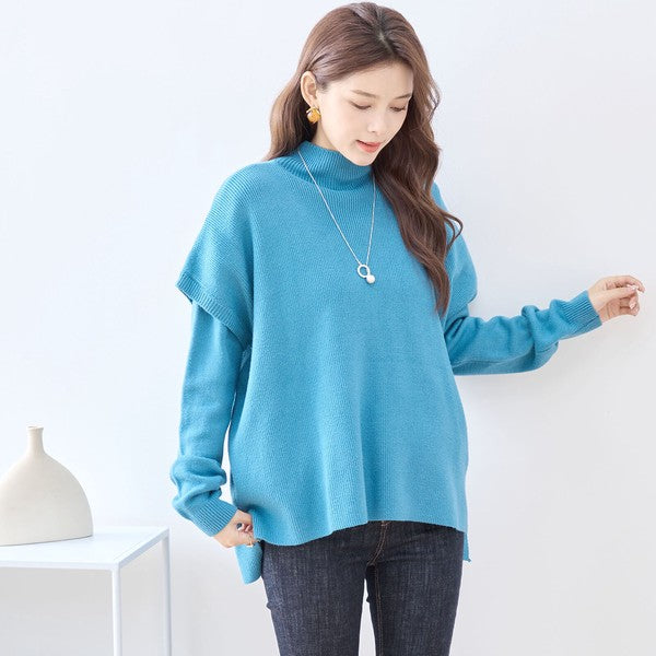 【M〜L】ニット セット アップ ベスト+ニット 2点セット(R36-115)