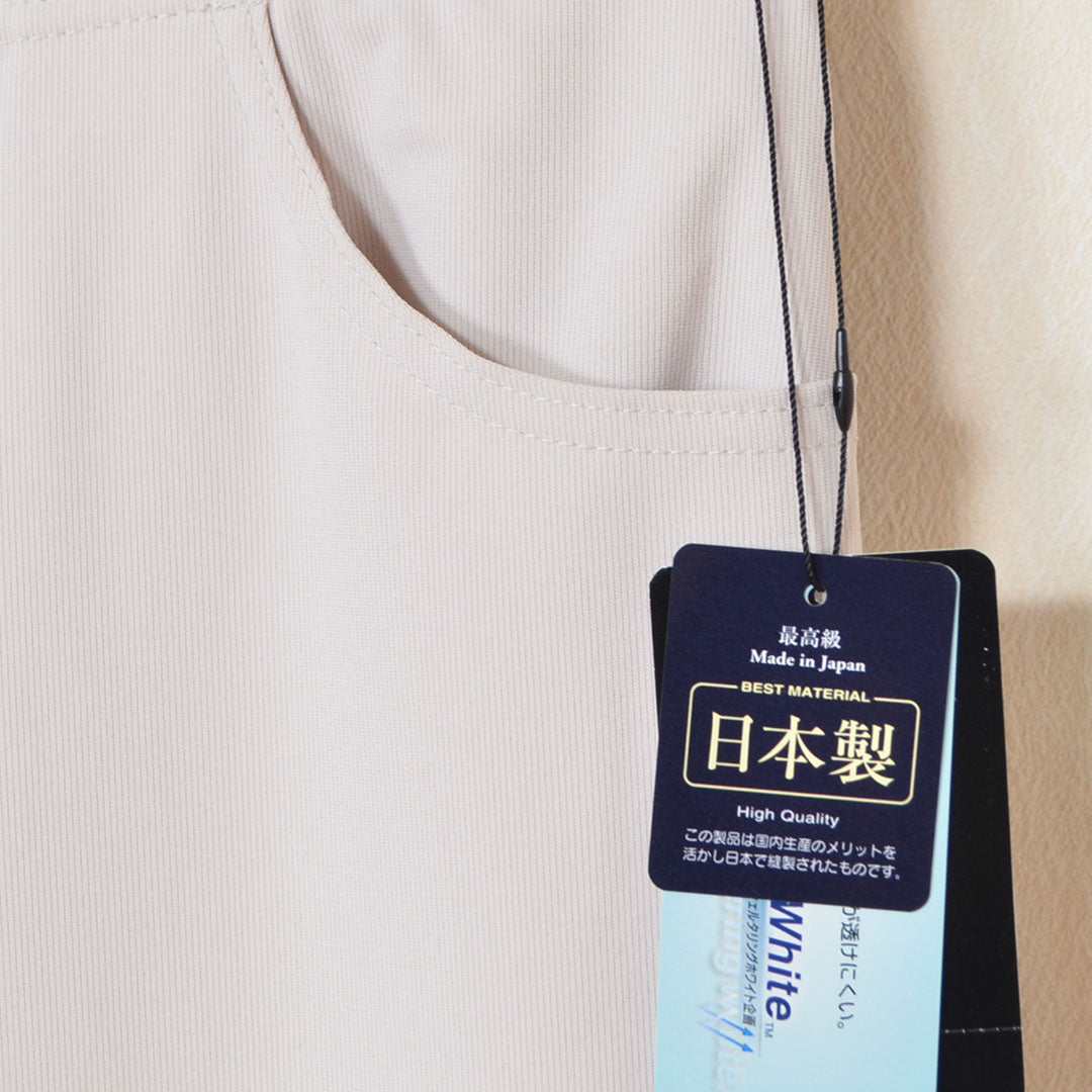 【M/L/LL】日本製 クロップドパンツ シェルタリングポケット付き|UV対策・ハイテンション素材・ストレッチ・体型カバー