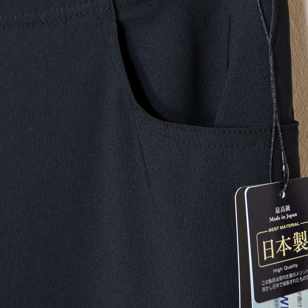 【M/L/LL】日本製 クロップドパンツ シェルタリングポケット付き|UV対策・ハイテンション素材・ストレッチ・体型カバー