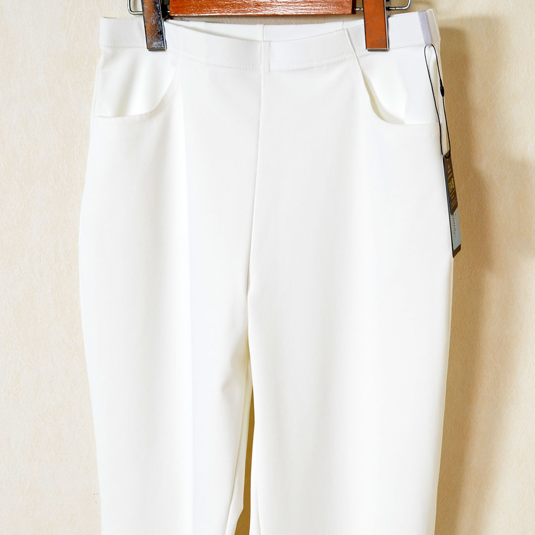 【M/L/LL】日本製 クロップドパンツ シェルタリングポケット付き|UV対策・ハイテンション素材・ストレッチ・体型カバー