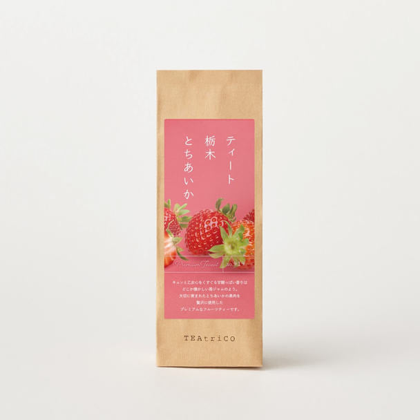 TeaEAT ティート 栃木とちあいか 50g ノンカフェイン フルーツティー 期間限定 数量限定 ティートリコ 温活 食べられるお茶 ドライフルーツ