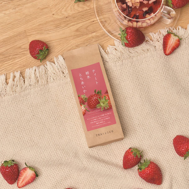 TeaEAT ティート 栃木とちあいか 50g ノンカフェイン フルーツティー 期間限定 数量限定 ティートリコ 温活 食べられるお茶 ドライフルーツ