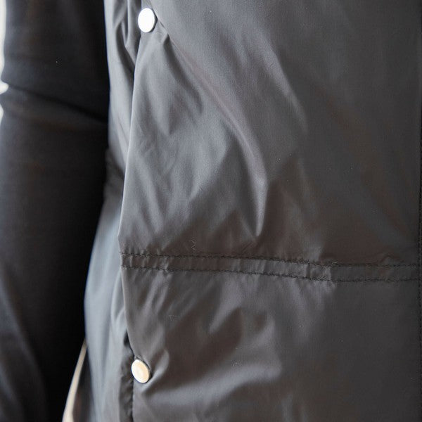 【M〜L】スタンドカラーミドルダウンベスト|軽量・保温・ダブルジップ・TRUBE・N32-096