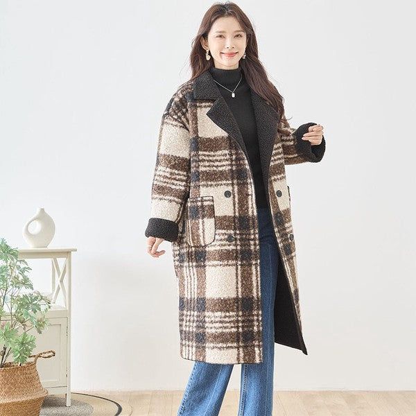アウター コート ロングコート リバーシブル ゆったり 体型カバー 秋 冬 L LL
