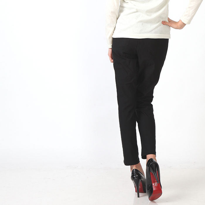 【2253n|M〜LL対応】美脚テーパードパンツ|ストレッチ×ウエストゴム・きれいめジョガー