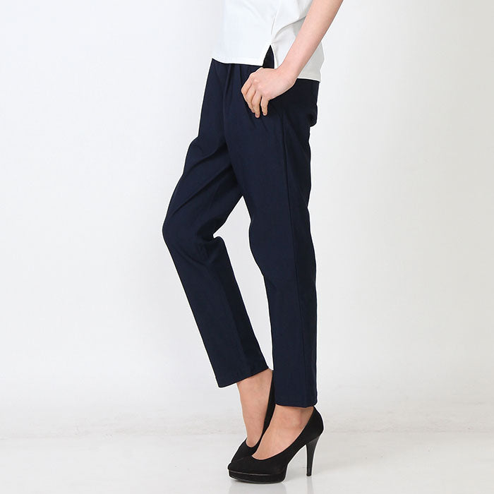 【2253n|M〜LL対応】美脚テーパードパンツ|ストレッチ×ウエストゴム・きれいめジョガー