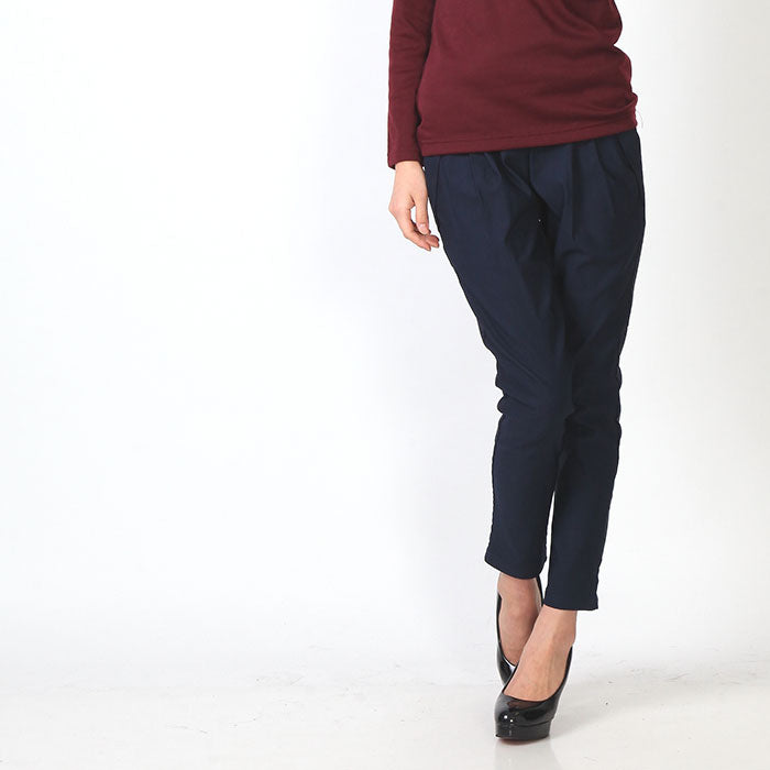 【2253n|M〜LL対応】美脚テーパードパンツ|ストレッチ×ウエストゴム・きれいめジョガー