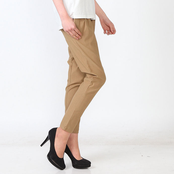 【2253n|M〜LL対応】美脚テーパードパンツ|ストレッチ×ウエストゴム・きれいめジョガー