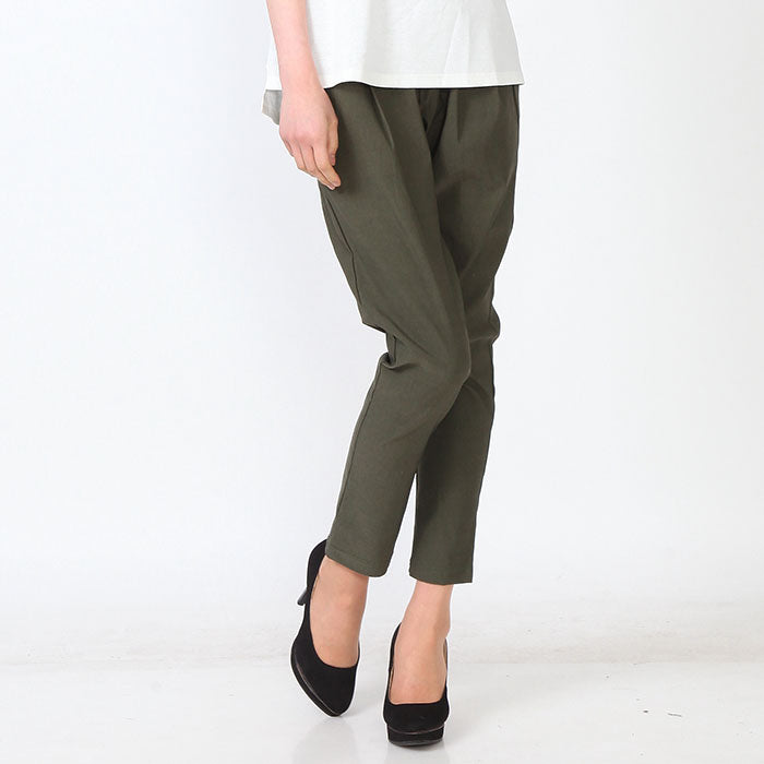 【2253n|M〜LL対応】美脚テーパードパンツ|ストレッチ×ウエストゴム・きれいめジョガー