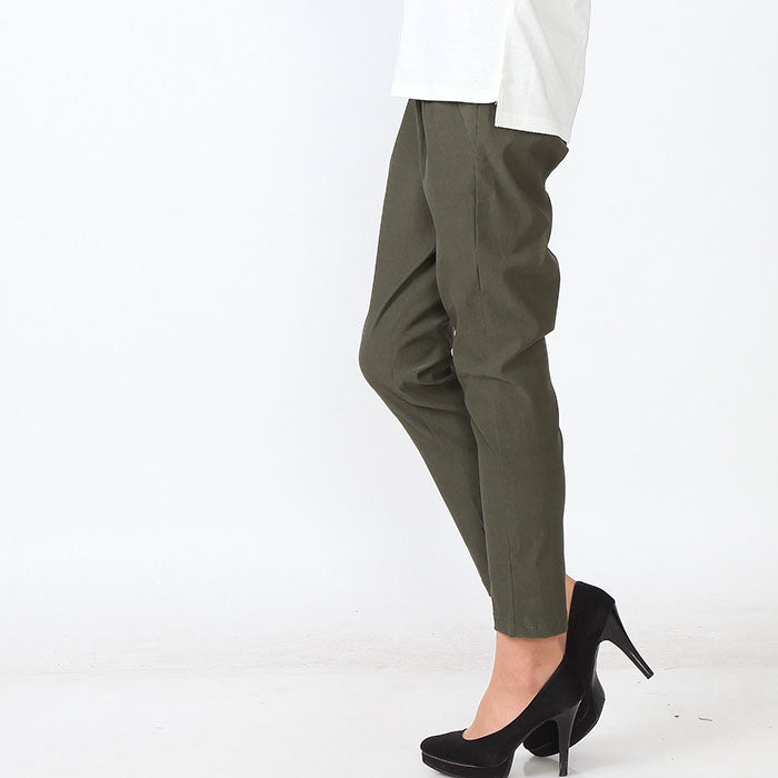 【2253n|M〜LL対応】美脚テーパードパンツ|ストレッチ×ウエストゴム・きれいめジョガー