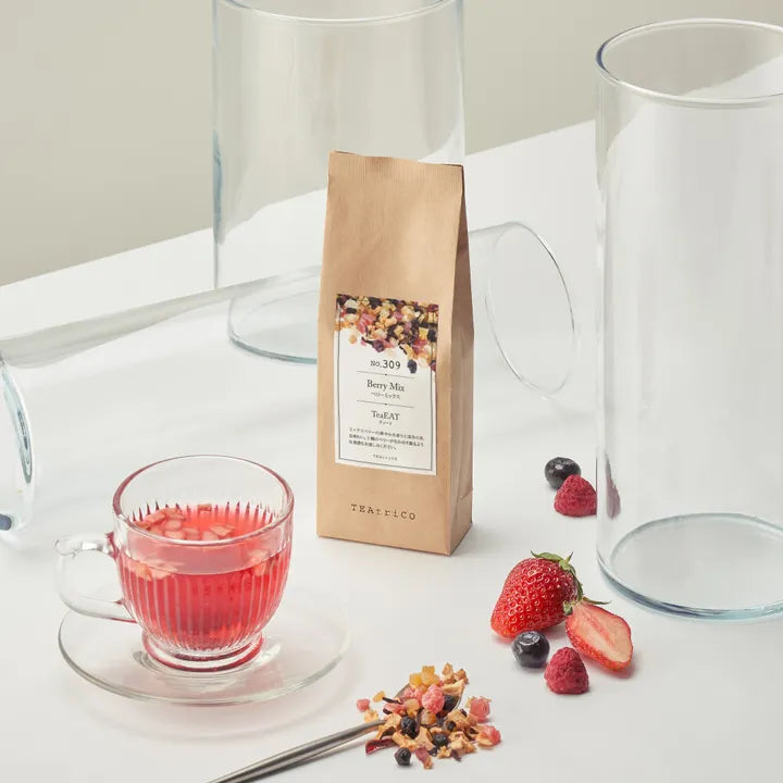 【10g/50g/200g】食べられるフルーツティー|TeaEAT/TEAtriCO No.309 ベリーミックス|ドライフルーツティー/ベリーミックス/カフェインレス