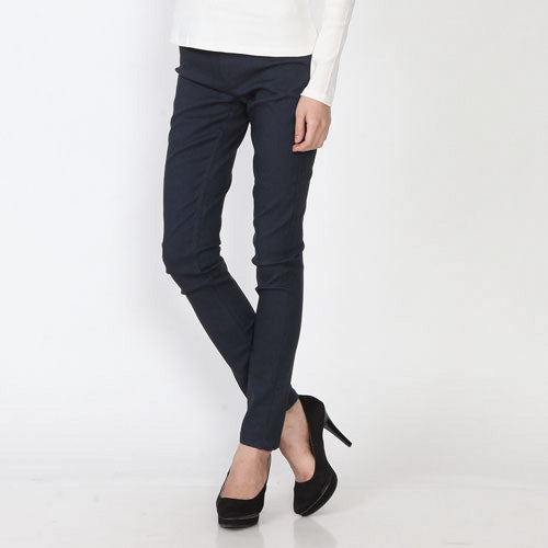 【5929242|M〜LL対応】ストレッチスリム レギパン|10分丈・無地カラーデニム・美脚スキニーパンツ