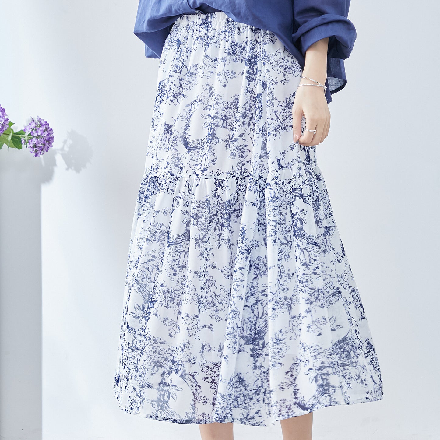 【M〜L】トワルドジュイプリント スカート (C04-116) 11395259