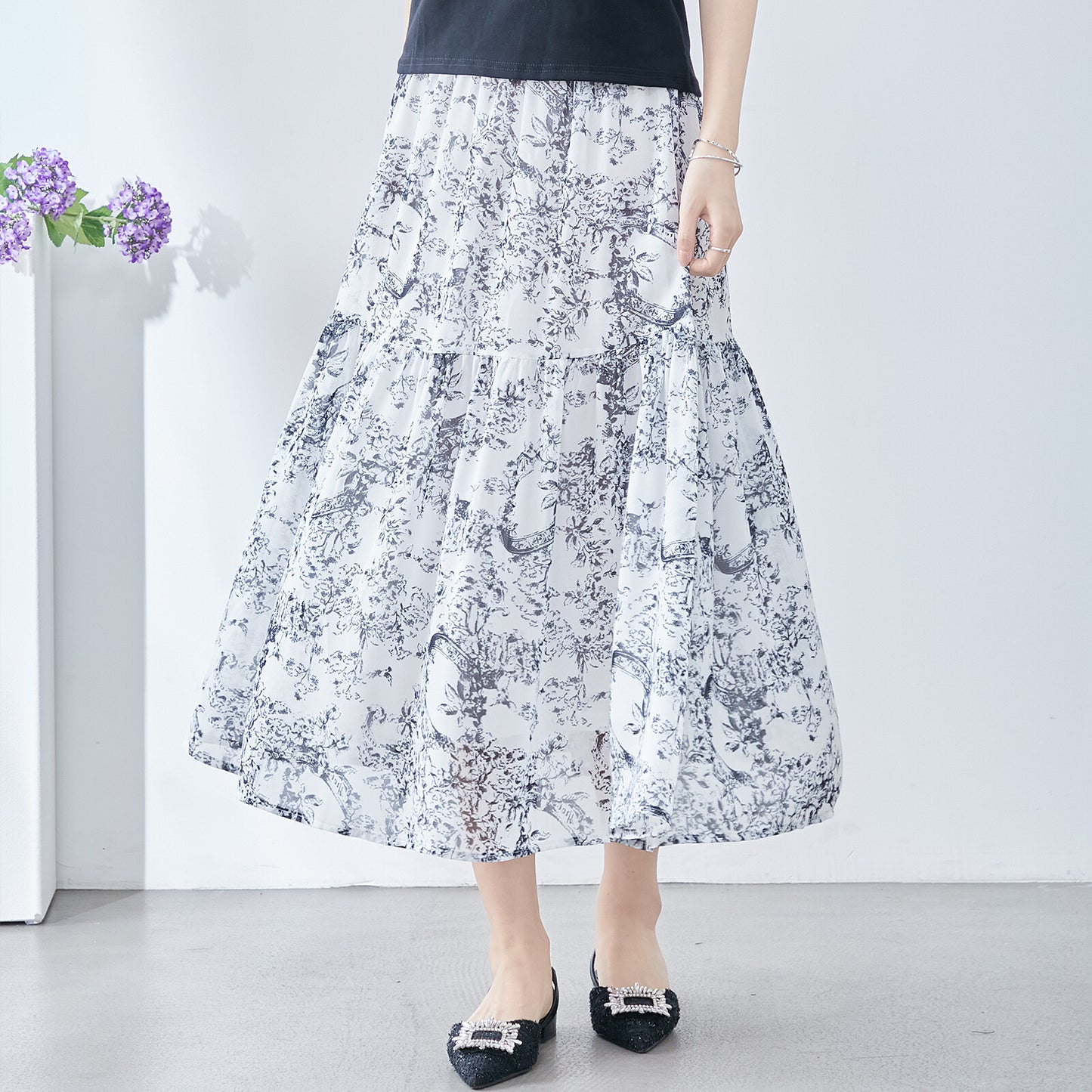 【M〜L】トワルドジュイプリント スカート (C04-116) 11395259
