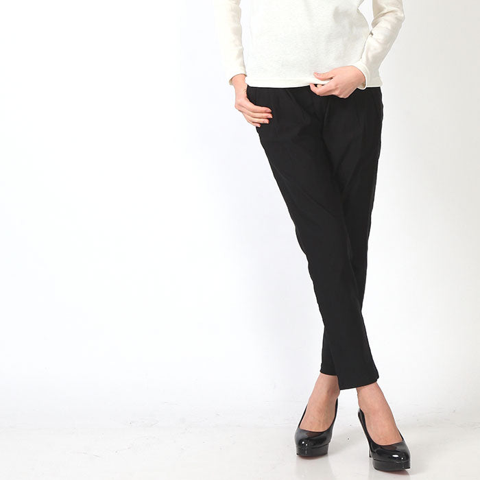 【2253n|M〜LL対応】美脚テーパードパンツ|ストレッチ×ウエストゴム・きれいめジョガー