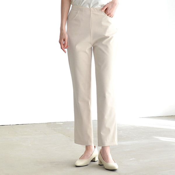 【M/L/LL】日本製クロップドパンツ｜透け防止＆UVカットで快適な夏の美脚パンツ【vol.2】