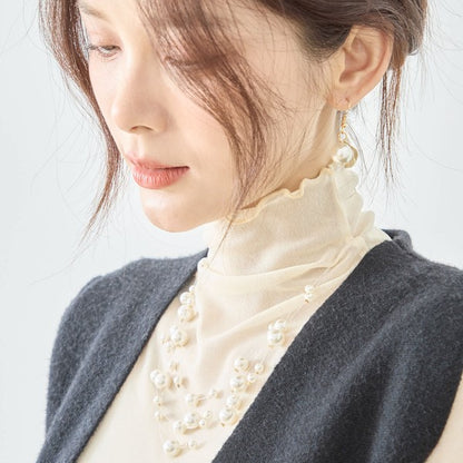 パールネックレス＆ピアス2点セット｜TRUBE