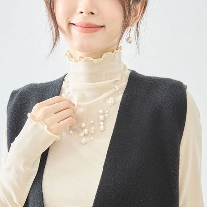 パールネックレス＆ピアス2点セット｜TRUBE