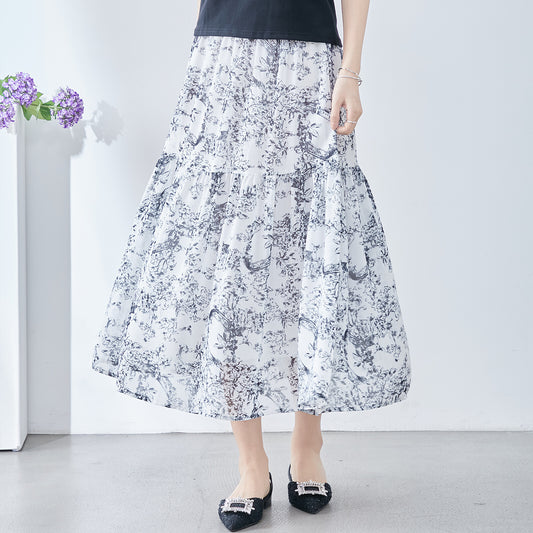 【M〜L】トワルドジュイプリント スカート (C04-116) 11395259
