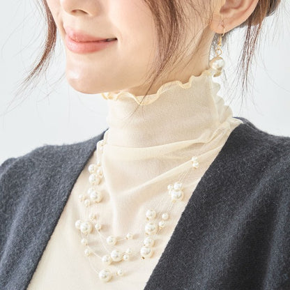 パールネックレス＆ピアス2点セット｜TRUBE