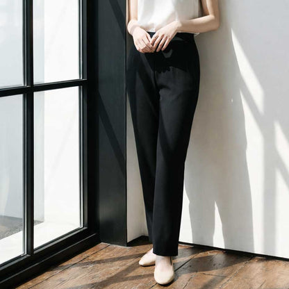 【M/L/LL】日本製 クロップドパンツ シェルタリングポケット付き｜UV対策・ハイテンション素材・ストレッチ・体型カバー