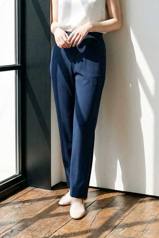 【M/L/LL】日本製 クロップドパンツ シェルタリングポケット付き｜UV対策・ハイテンション素材・ストレッチ・体型カバー