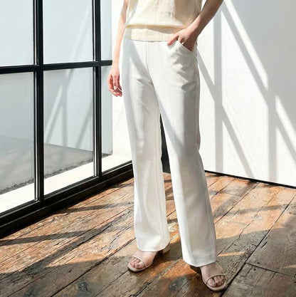 【M/L/LL】日本製 クロップドパンツ シェルタリングポケット付き｜UV対策・ハイテンション素材・ストレッチ・体型カバー