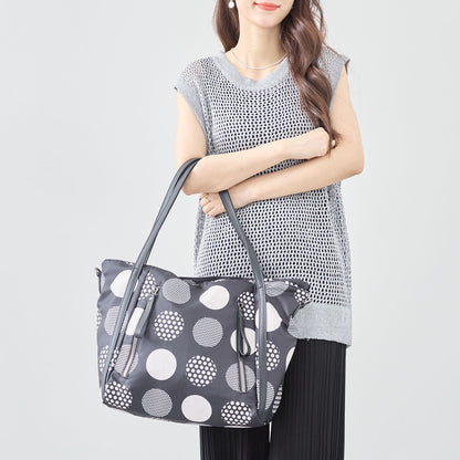 ランダム大ドット ハンド トート バッグ BAG (C39-393)