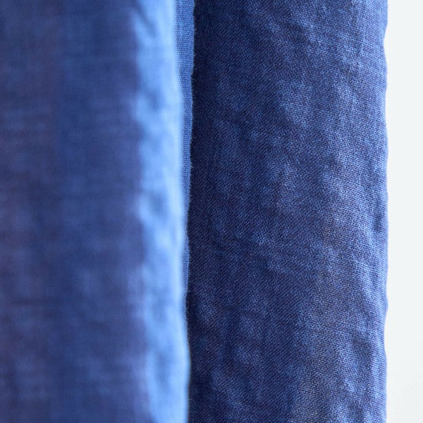 【L〜LL】ブルーブロックチェックコットンワンピース｜体型カバー＆涼やか素材で夏も快適（N82-267A）