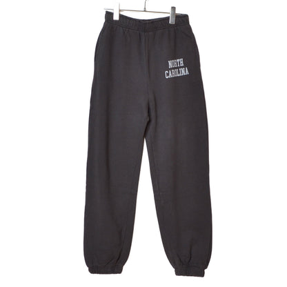 【ユニセックス】裏毛スウェットパンツ 綿100% 肉厚 洗い加工 リラックス ロゴ Sans Souci 34+