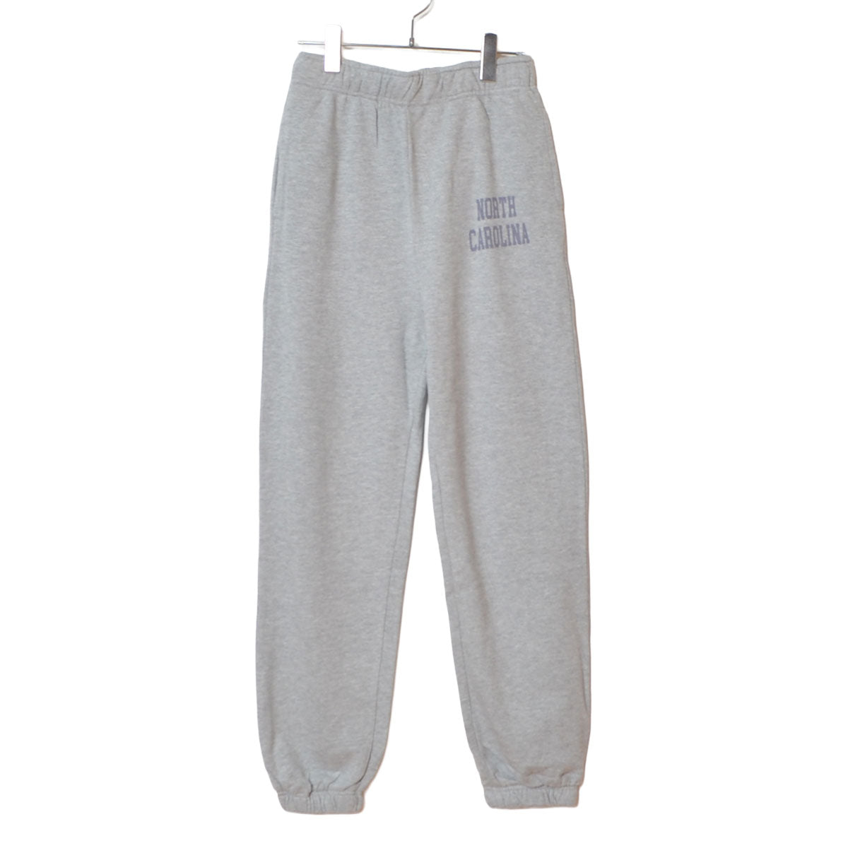 【ユニセックス】裏毛スウェットパンツ 綿100% 肉厚 洗い加工 リラックス ロゴ Sans Souci 34+