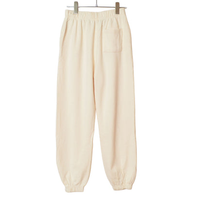 【ユニセックス】裏毛スウェットパンツ 綿100% 肉厚 洗い加工 リラックス ロゴ Sans Souci 34+