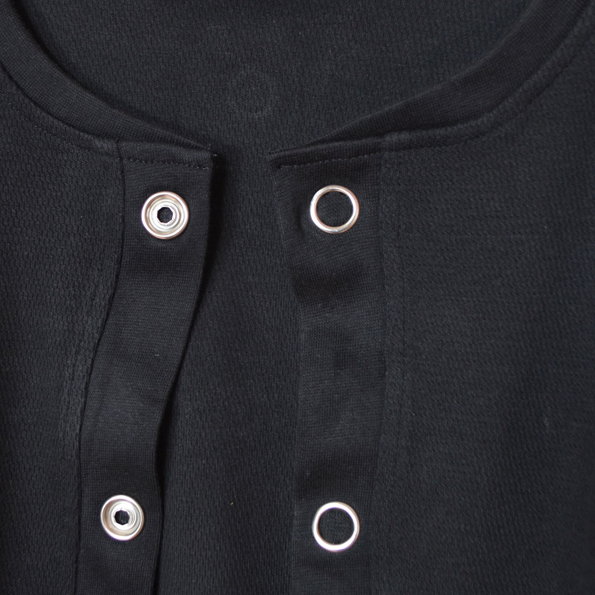 【フリー】ハニカムストレッチ袖ボリュームカーディガン 綿混 スナップボタン 肉厚 羽織り Sans Souci 34+