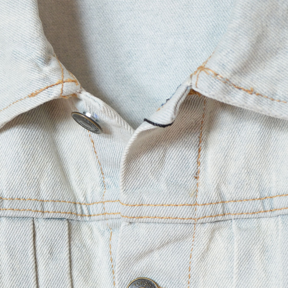 【フリー】袖ボリュームデニムジャケット 綿100% Gジャン 春アウター 羽織り Sans Souci 34+