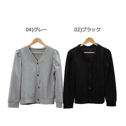 【M〜L】タックスリーブカーディガン｜Fal'beu レディース 秋冬 長袖 羽織り シンプル 13774588