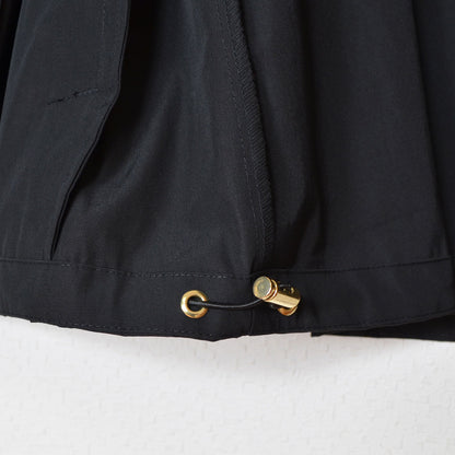 【フリー】撥水加工マウンテンパーカー 金具ゴールド フード付き 春アウター 羽織り Sans Souci 34+