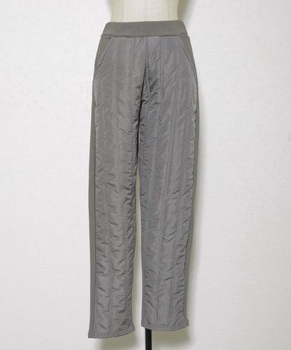 【M/L/LL】裏シャギーダウン風中綿パンツ｜縦キルト・あったかボトム・Economico・13945101