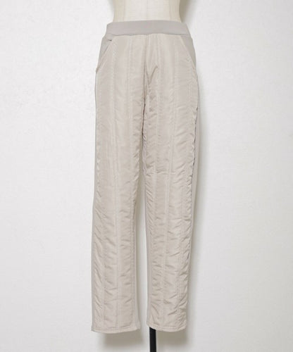 【M/L/LL】裏シャギーダウン風中綿パンツ｜縦キルト・あったかボトム・Economico・13945101