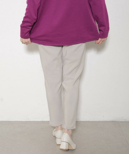 【M/L/LL】裏シャギーダウン風中綿パンツ｜縦キルト・あったかボトム・Economico・13945101