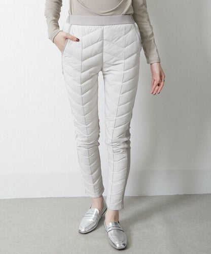 【M〜LL】ダウンフェザーVデザインパンツ｜each